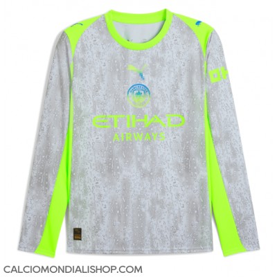 Maglie da calcio Manchester City Terza Maglia 2025-26 Manica Lunga Maglie da calcio Manchester City Terza Maglia 2025-26 Manica Lunga